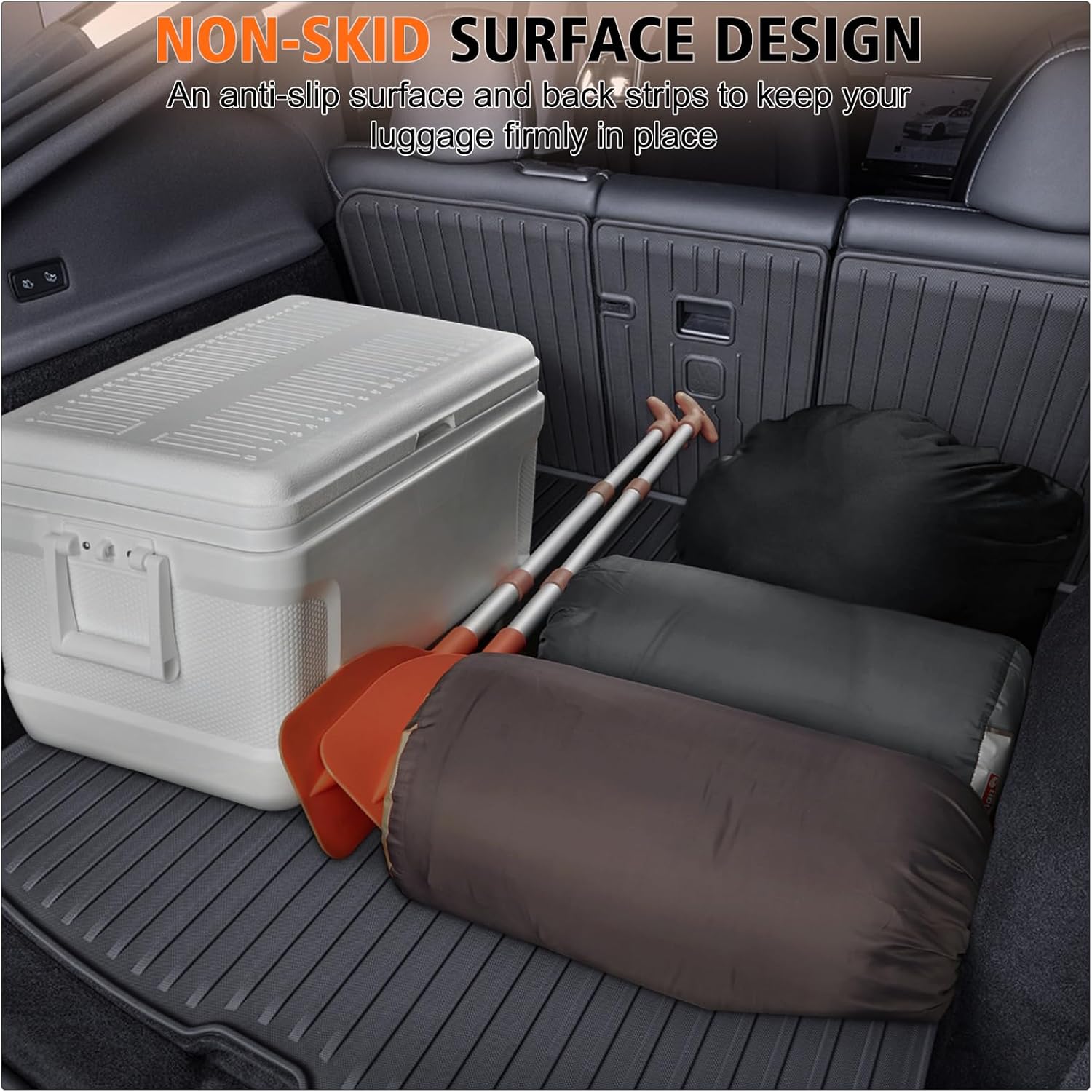 Floor Mats Cargo Liner with Backrest Mat & Front Rear Cargo Mat for 2025 2026 New Model Y Juniper,TPE Rubber Liners Full Set Automotive Mats for 2025 New Model Y Accessories