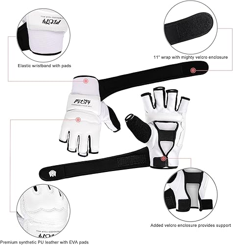 Miniatura 3 de FitsT4 Sports Mitts MMA UFC Training Boxing Punch Bag Guantes de artes marciales