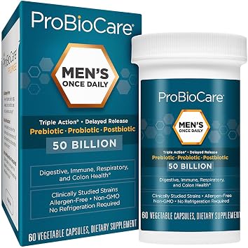 MenaTMs Once Daily Probiotic a Digestive Health a 50 Billion CFU of Probiotics 60 Capsules