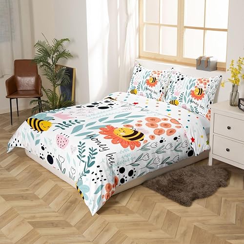 Vista 134 de Erosebridal Funda de edredón de zorro kawaii, juego de ropa de cama de zorro de dibujos animados, funda de edredón con 2 fundas de almohada para Fox