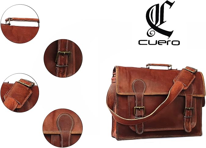 15 inch leather laptop bolsa