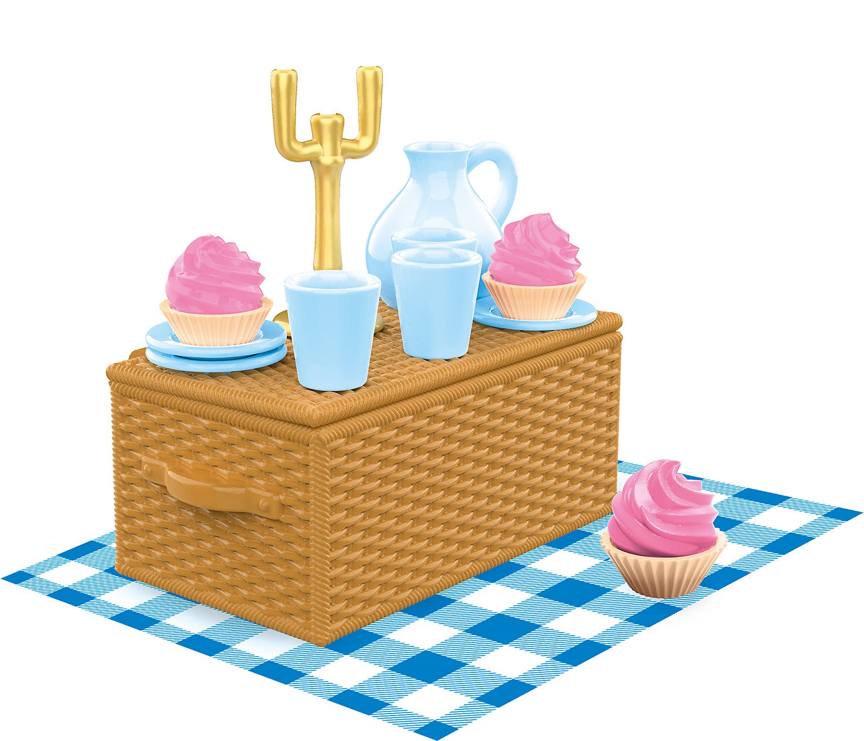 CRAZE Bibi and Tina Picnic Set - Riding Farm Accessory Box for Horse Figures, Picnic Children's Play Set, Horse Girls Gift from 3 Years 30615