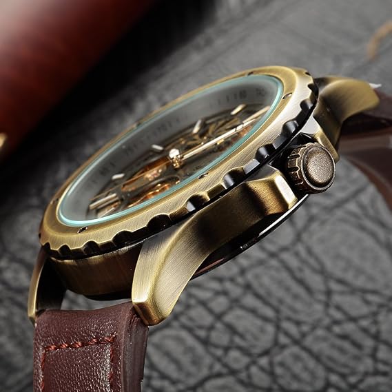 JARAGAR Man's Elegant Watch Men's White Dial Men Automatic Mechanical Mens Gift Watched, white
