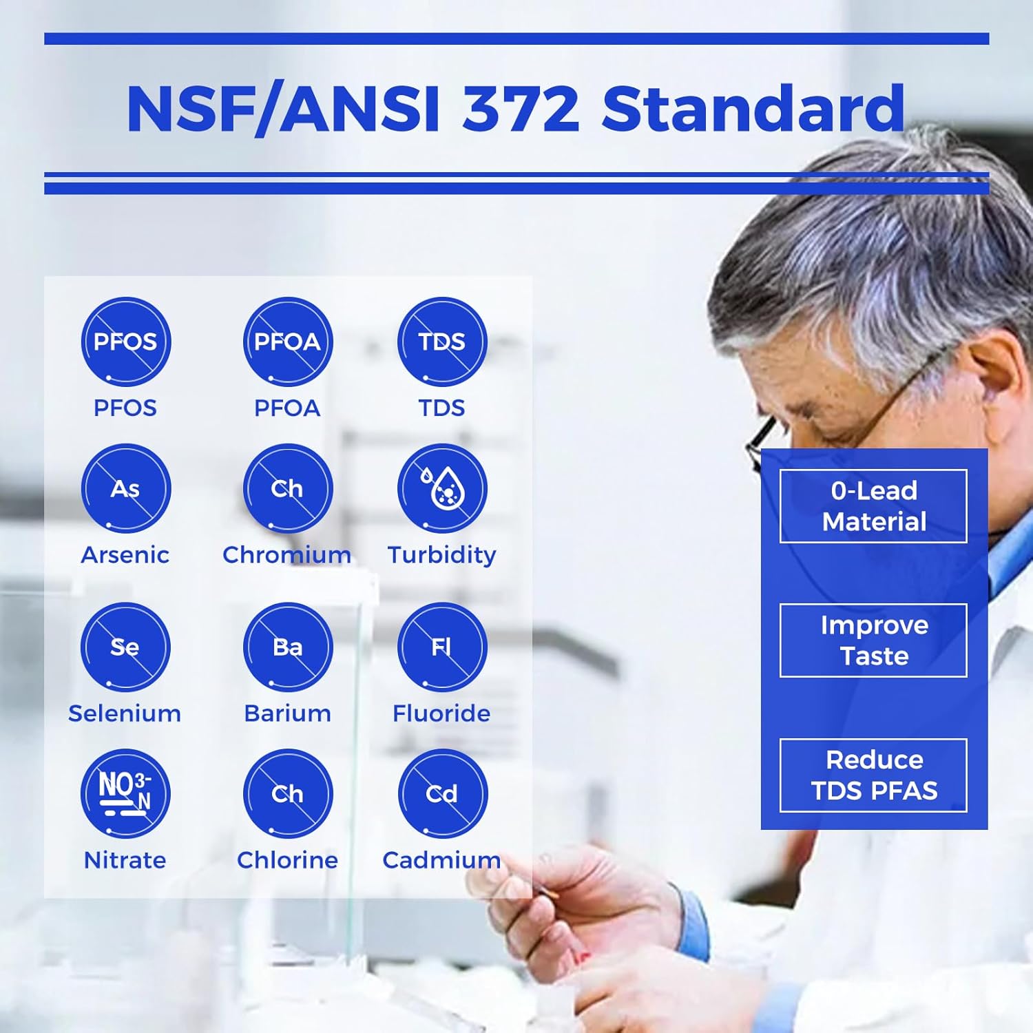 𝐀𝐥𝐥-𝐢𝐧-𝟏 Tankless Reverse Osmosis System, 600GPD Under Sink Tankless RO System, Multistage-in-1 RO Drinking Water Filtration System, Reduce TDS,PFAS, NSF/ANSI 372, 2:1 Pure to Drain