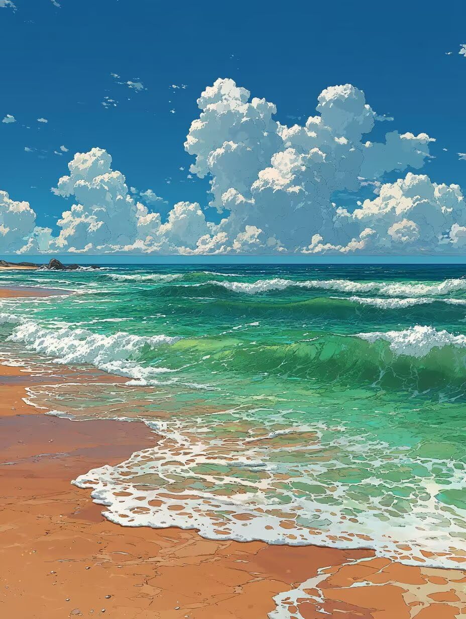 Puzzle pour Adults 4000 Pièces, La Mer Verte, Jigsaw Bois de YHPGL4-560