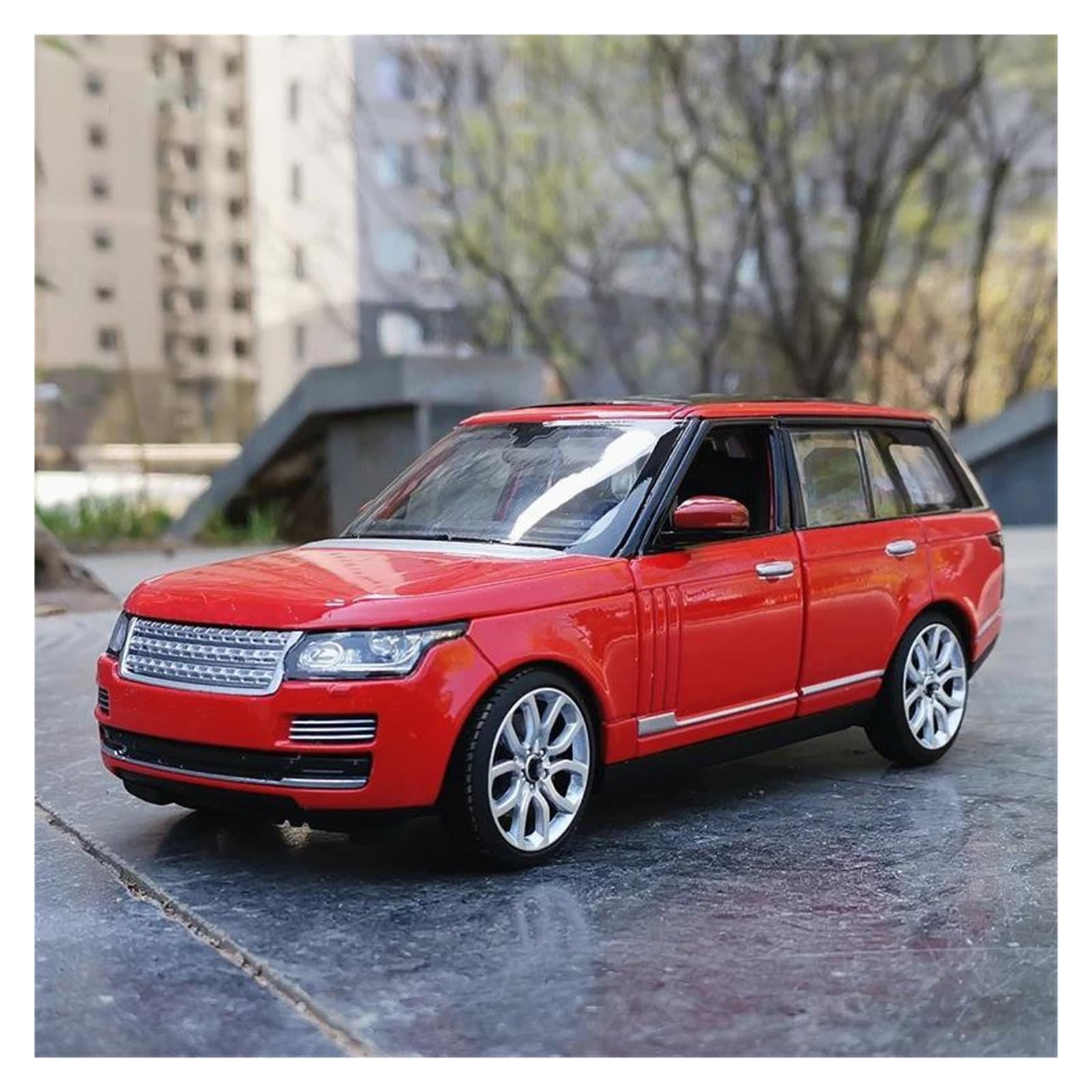 Btwodian Scale Model Car For Range Rover SUV Diecast Model Car
