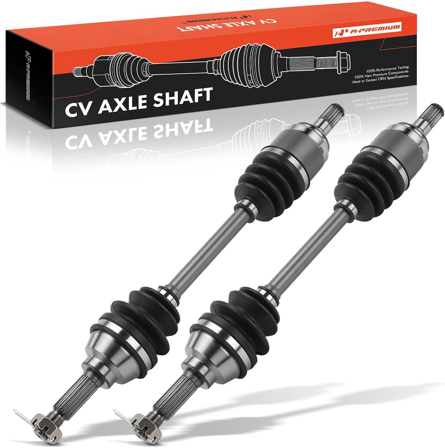 A-Premium Pair (2) Front CV Axle Shaft Assembly Compatible with Suzuki King Quad 450, King Quad 500, King Quad 700, King Quad 750, 2005-2018, Left and Right, Replace# 54901-31G00