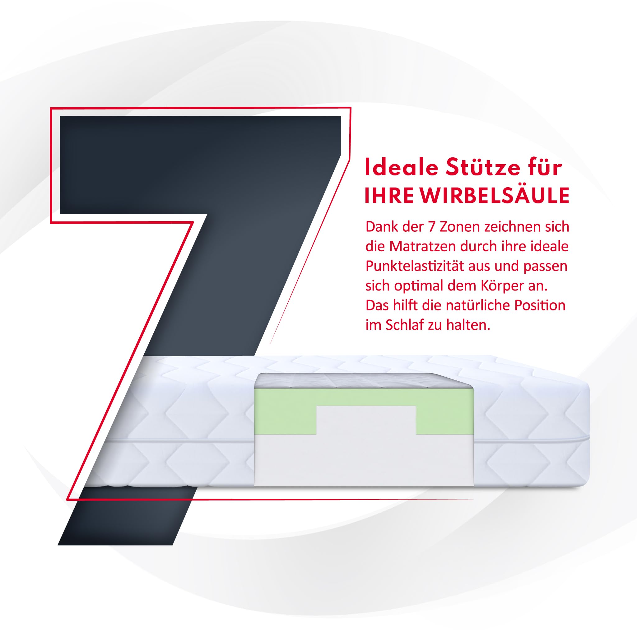 FDM Matratze 70x140 cm Härtegrad H3 Höhe 16 cm Kindermatratze Schaumstoffmatratze HR-Schaum Polyurethan-Schaum Buchweizen 7 Komfortzonen mit Hypoallergenem Waschbarem Premium-Bezug Oeko-Tex Paulo