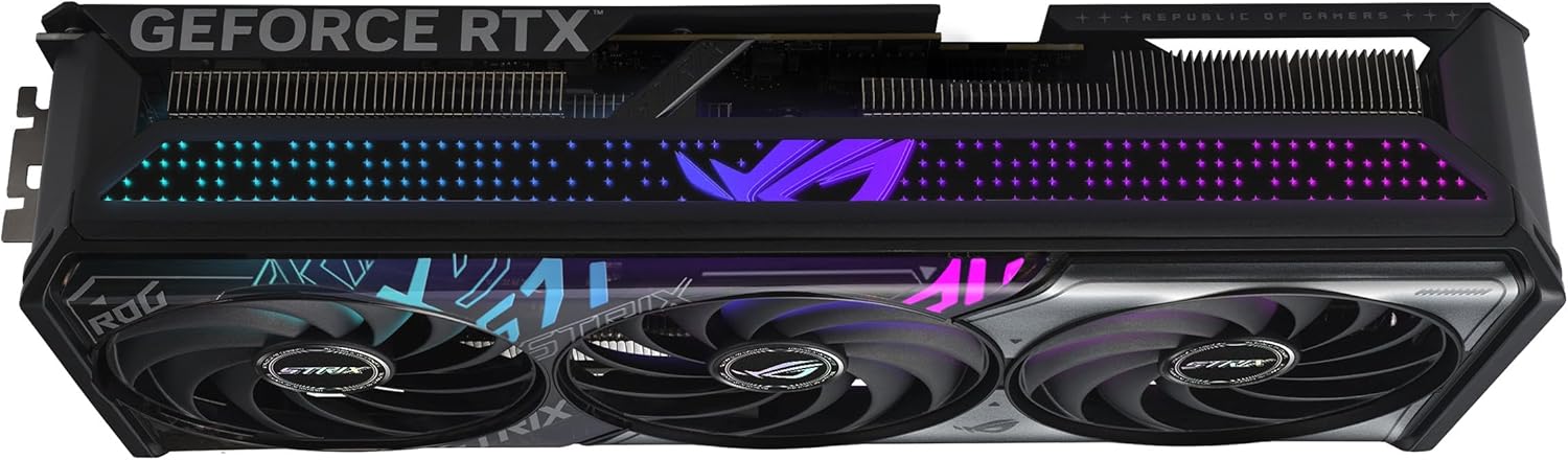 ASUS ROG Strix GeForce RTX 5070 OC Edition 12GB GDDR7 Gaming Graphics Card (Nvidia GeForce RTX5070 DLSS 4, 3.2-Slot Design, PCIe 5.0, 3X DisplayPort 2.1b, 2X HDMI 2.1b, ROG-STRIX-RTX5070-12G Gaming)