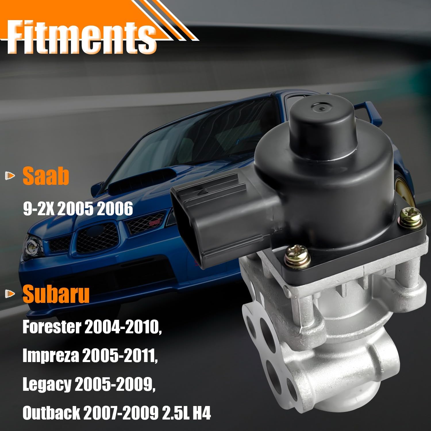 EGR Valve EGR4295 Replacement for Subaru Forester 04-10 Impreza 05-11 Legacy 05-09 Outback 07-09,EGR Valve Exhaust Gas Recirculation Valves for Saab 9-2X 2005-2006 Replace OE 14710AA671 EGR4402 EGV990