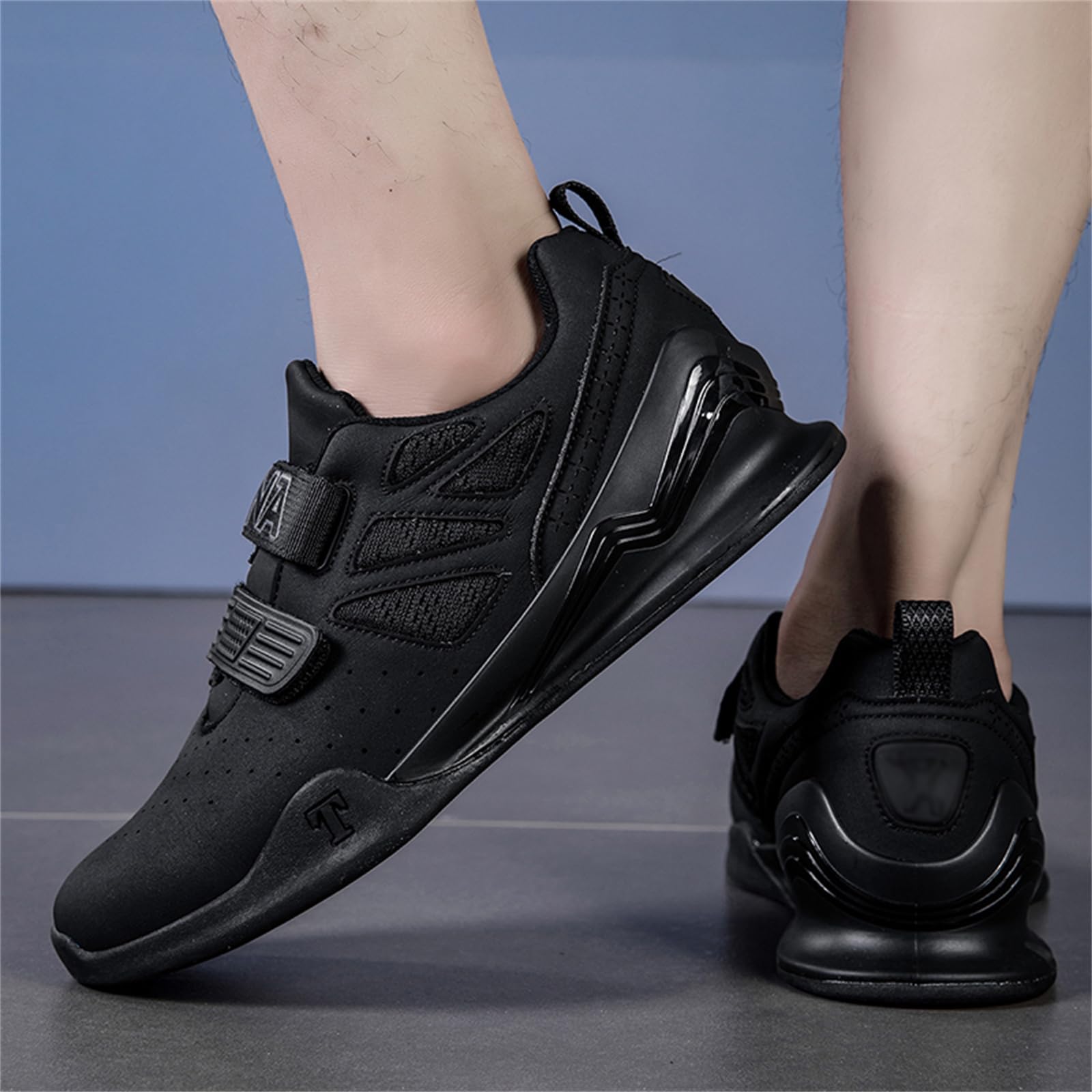 Chaussures D'haltérophilie Hommes Et Femmes Chaussures De Squat De Soulevé De Terre Baskets Plates De Fitness en Salle