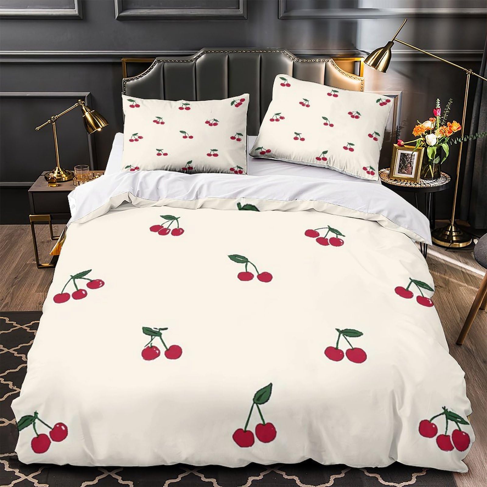 Housse de Couette Imprimé en 3D Haute Résistance et Super Douce pour Lit