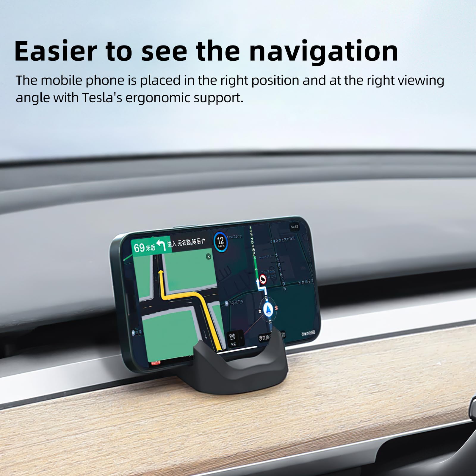 Amazon.co.jp: FDAIUN 車 ダッシュボード スマホホルダー テスラ 