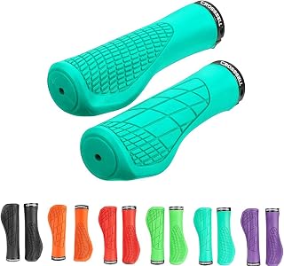 Ergonomic Bike Grips - Handlebar Grips for Mountain Bikes, Non-Slip Lock-On Grips