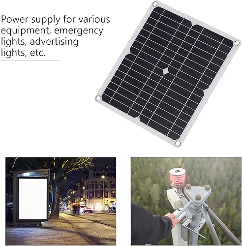 Miniatura 3 de Panel solar, 15W 18V panel de célula solar cargador tablero, IP65 impermeable, para suministros de barcos de coches