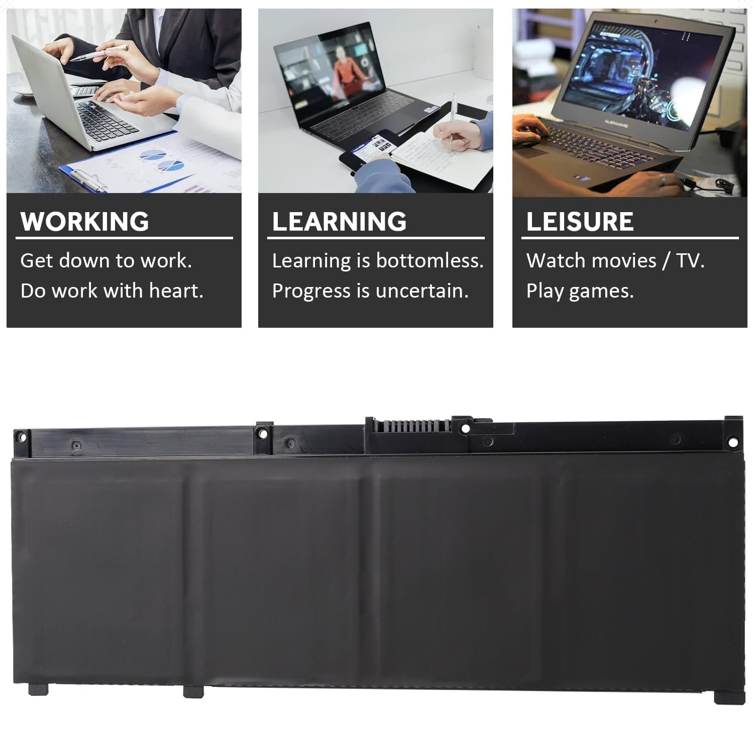 Batteria SR04XL SR03XL Compatibile con HP Omen 15-CE0XX 15-DC0XX Series 15-CE009LA 15-CE015DX 15-DC0003LA 15-DC0051NR Pavilion 15-CB0XX 15-CX0056WM 917678-1B1 917724-855 917678-2B1