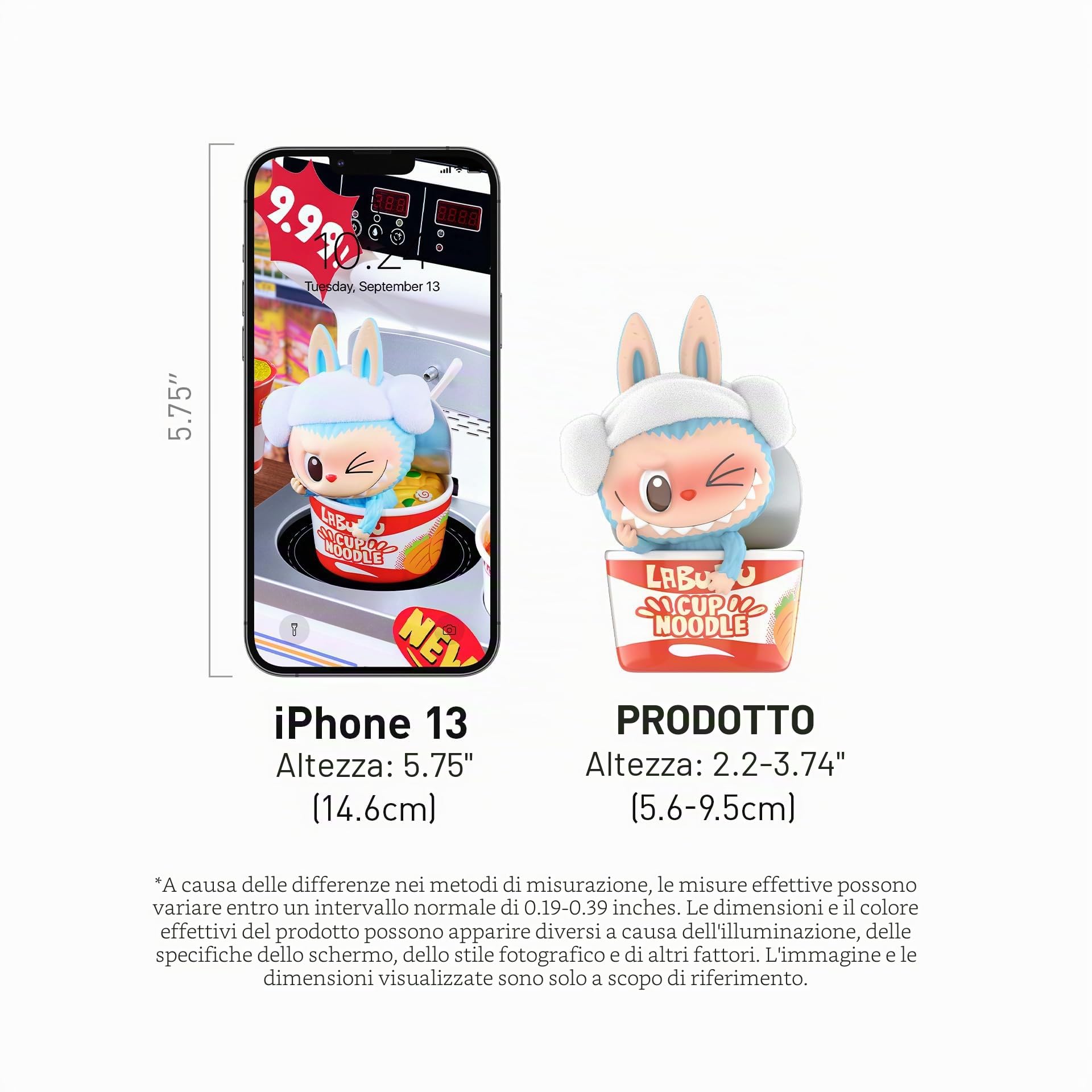POP MART The Monsters Wacky Mart Series Blind Box Figure, Action Figure dal design casuale, giocattoli da collezione, decorazioni per la casa, regali di compleanno per ragazze e ragazzi, scatola