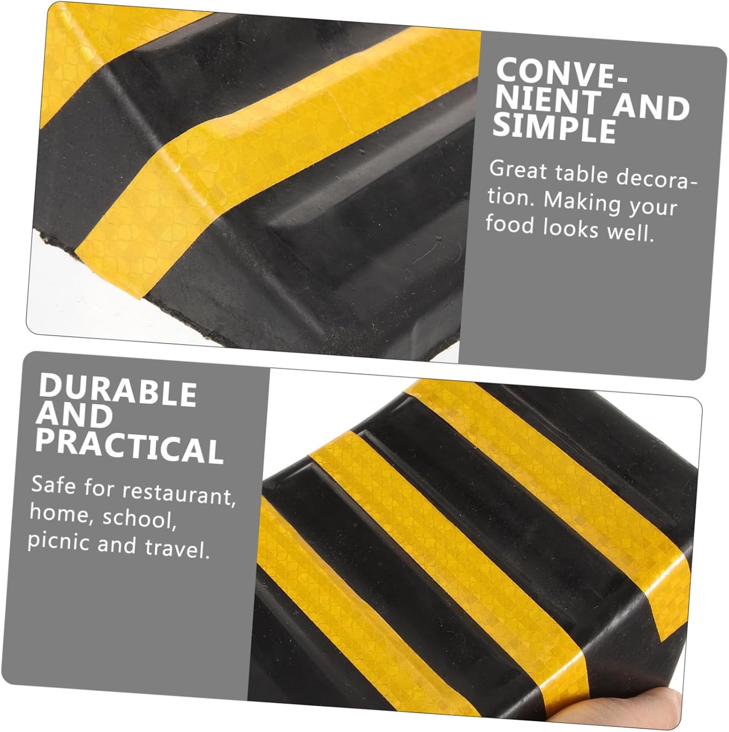 Mikinona Portable Rubber Wheel Chock Heavy Duty Car Stop Block for Rvs Trailers and Trucks Slip Tire Ramp for Safe Vehicle Stabilization and Repairs