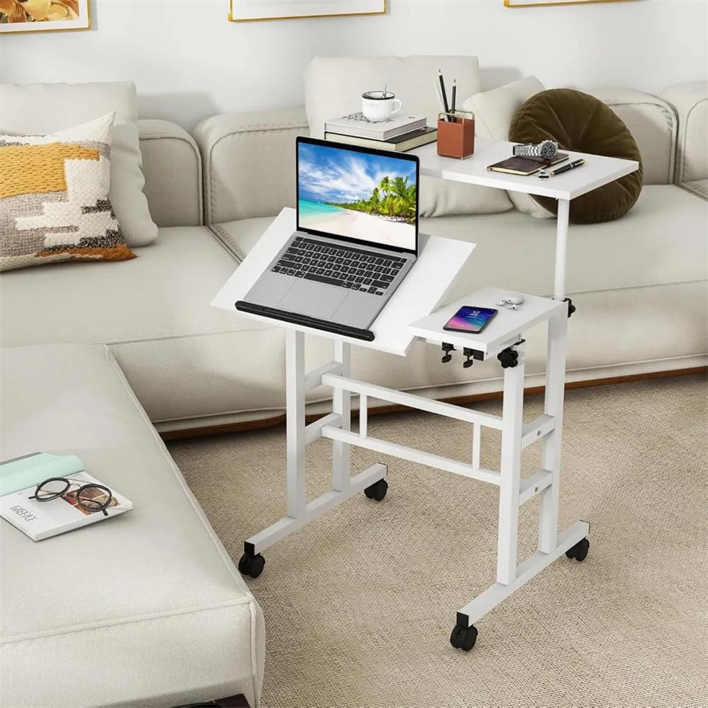 Tiltable Screen Computer Snapklik.com : Mobile Laptop Sit-Stand Desk, Height Adjustable Standing ...
