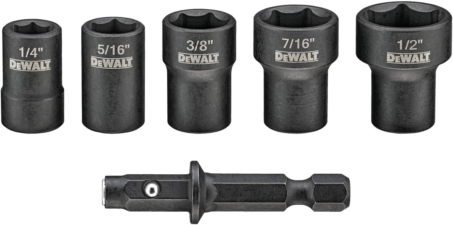 DEWALT Nut Driver Set, Detachable, 5Piece (DWADND5