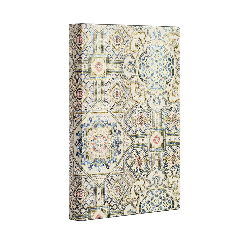 Ashta (Sacred Tibetan Textiles) Mini Lined Journal: Flexi softcover, 80 gsm, ribbon marker, memento pouch, book edge printing (Sared Tibetan Textiles)