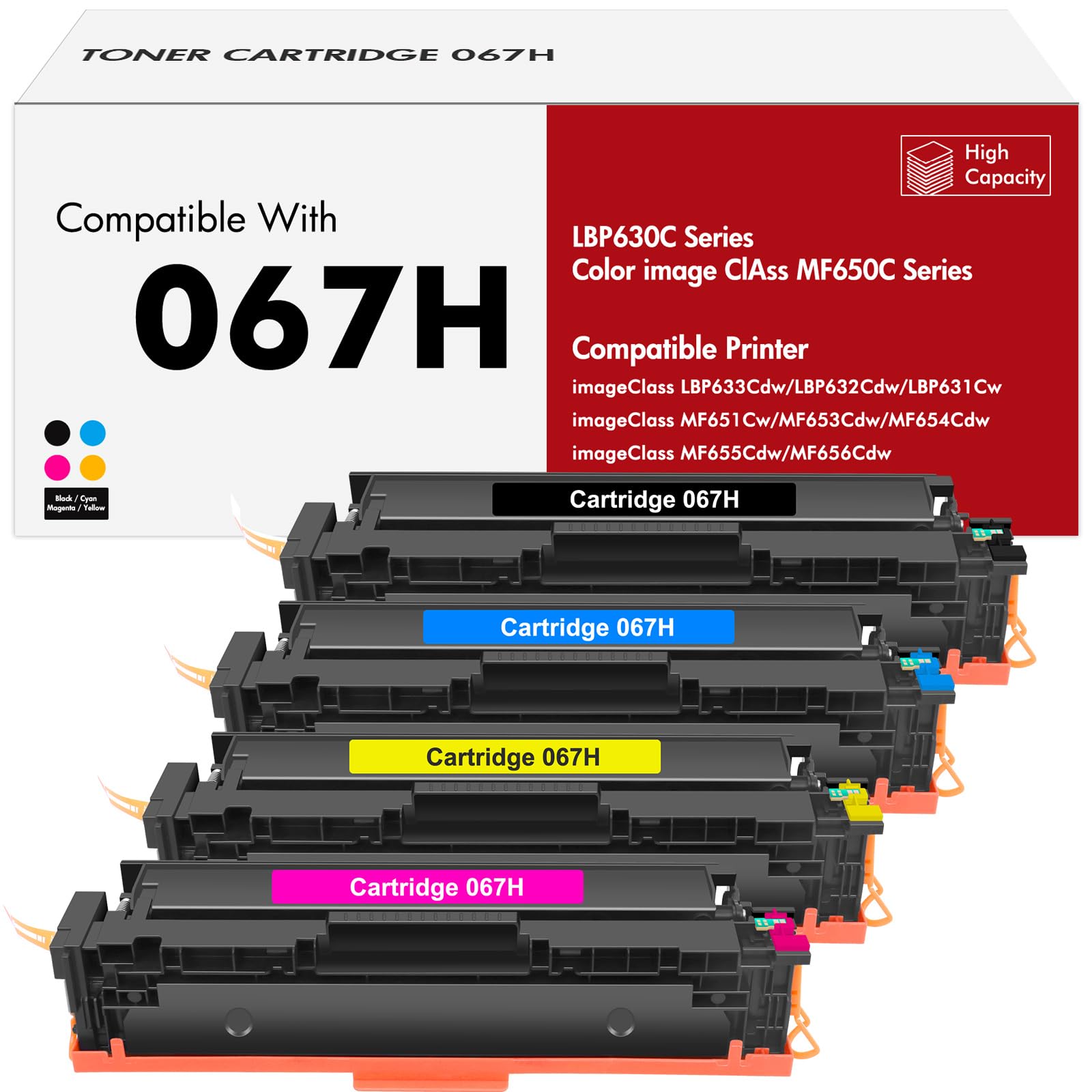 Canon 067 H カートリッジ マゼンタ イエロー Amazon.co.jp: 067 大容量トナーカートリッジ (ブラック シアン