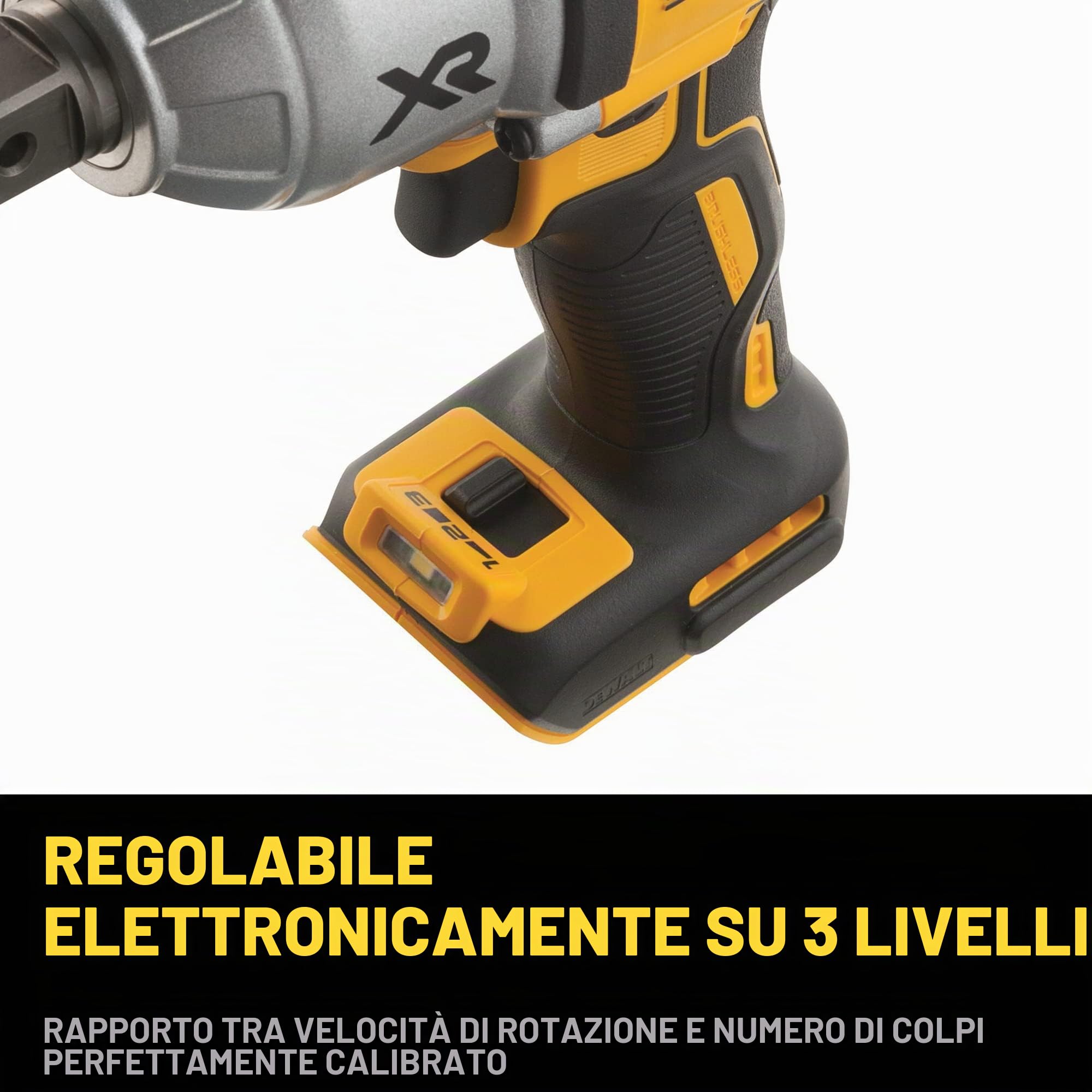 DEWALT AVVITATORI AD IMPULSI ALTA POTENZA ATTACCO 3/4” 18V, DCF897NT-XJ