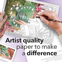 Vista 2 de Castle Arts Fantasy - Libro para colorear 36 fantásticos paisajes de ensueño curados por artistas internos para relajarte con guía de referencia