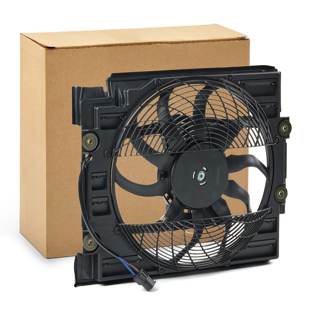 RIDEX 508R0041 Ventilador de motor con bastidor radiador (armazón) Compatible con BMW 5 Sedán E39