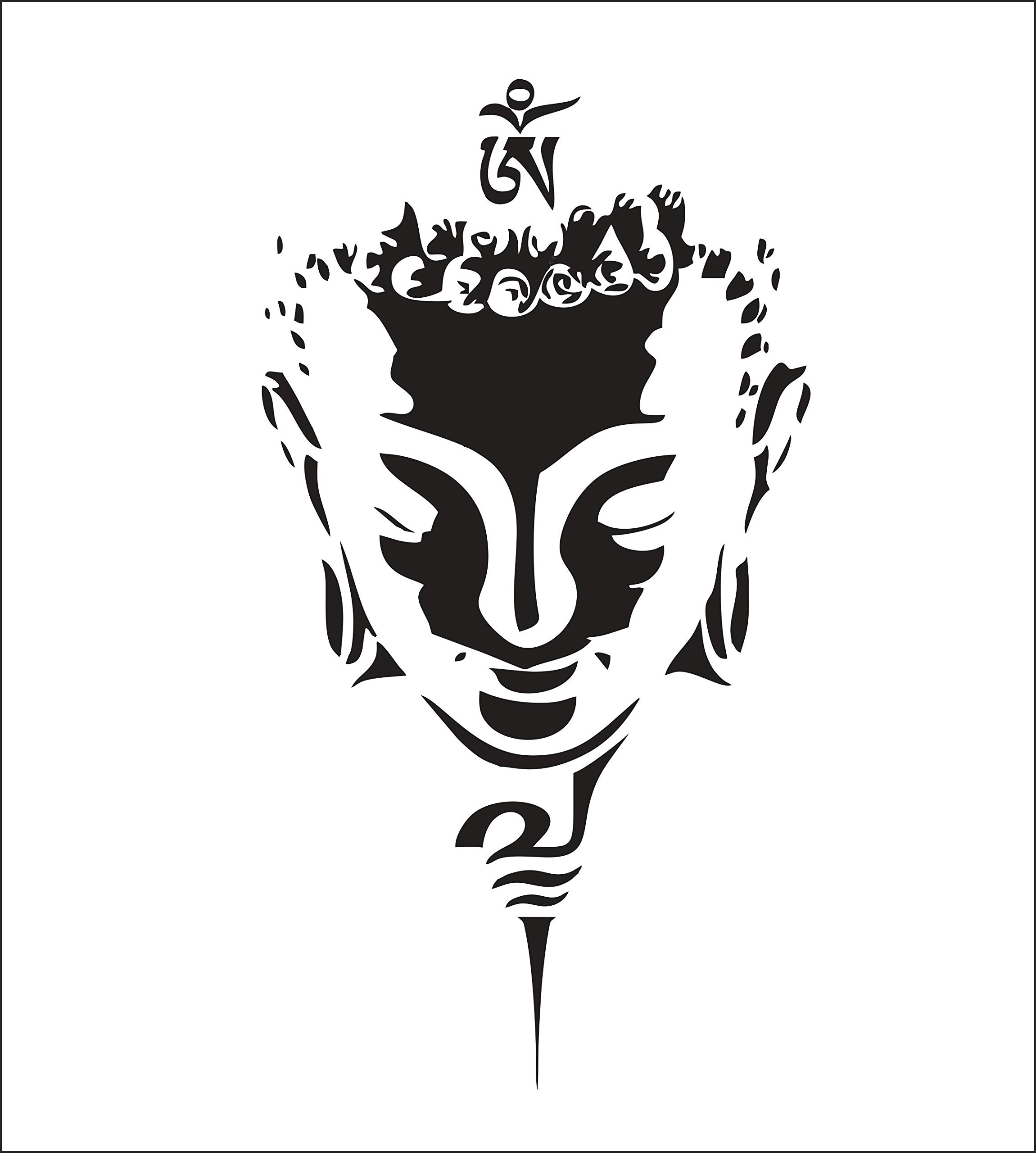 DECOR KAFE Buddha Wall Decal Sticker for Home Decoration (Multicolour, 110 X 60 cm) (B07QFVX3LP) Amazon Price History, Amazon Price Tracker