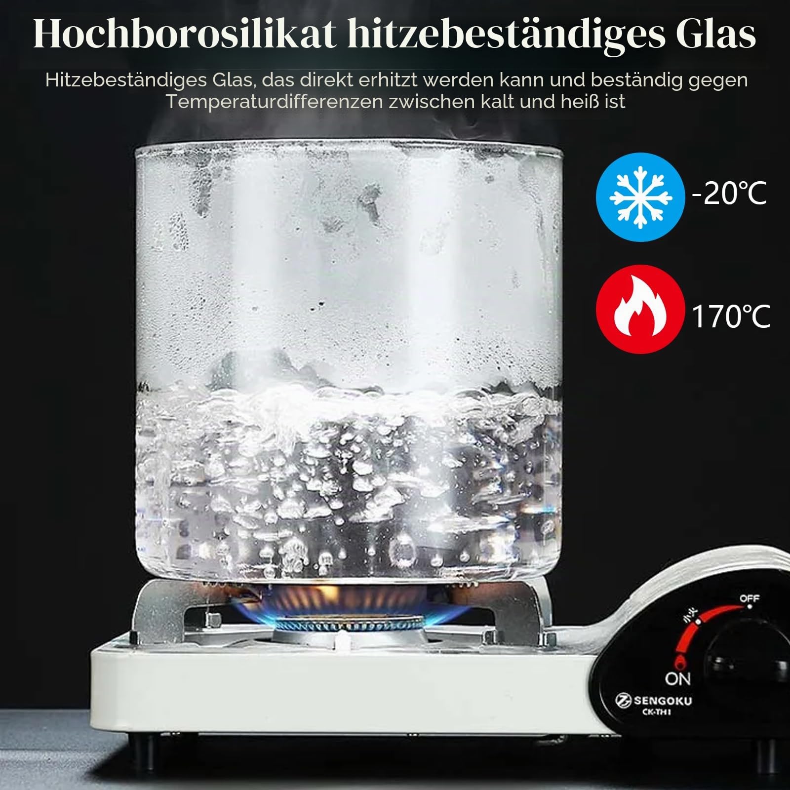 Getränkespender aus Glas,5L Glas Wasserspender mit Stand aus Bambus Holz,Spender aus hitzebeständigem Borosilikatglas mit Zapfhahn,Edelstahl-Auslauf und Deckel,für Wein,Bier, Kaltgetränk,Saft,EIS-Tee