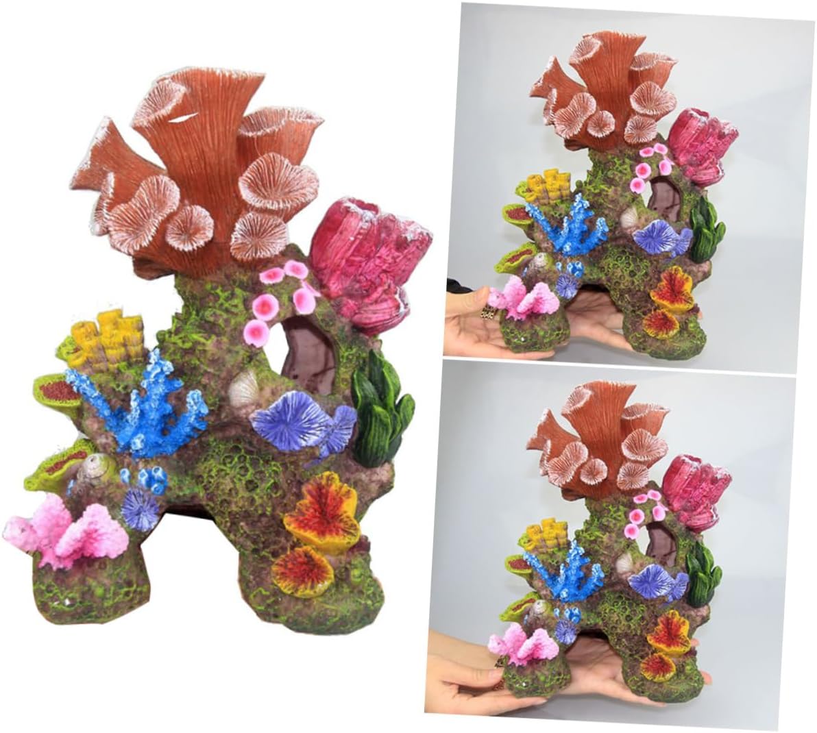 VANZACK Elegant Aquarium Fish Tank Decor Fake Coral Reef Reef Landscape Artificial Fish Tank Landscape for Home