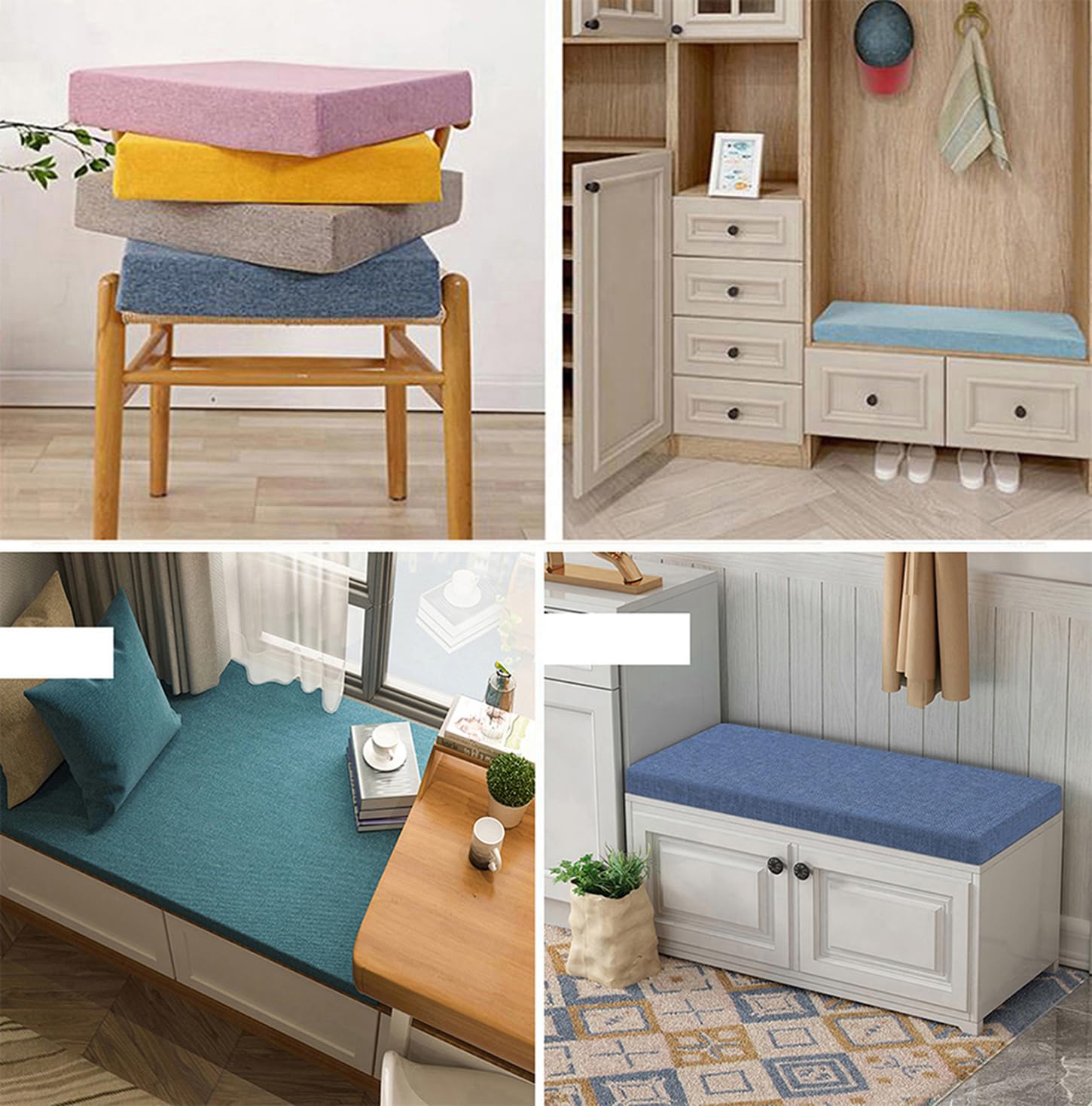 VAE Cojín De Banco De Jardín Para Silla De Jardín, Cojín