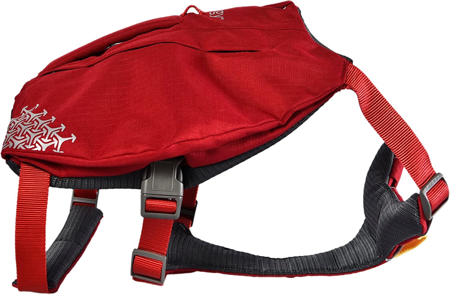 iEnergy MIC Imbracatura per cani con due borse e ideale per viaggi brevi, Imbracatura pettorale traspirante, riflettente e imbottita Imbracatura anti-trazione No Pull (XL)