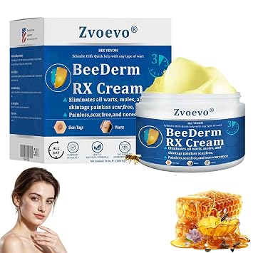 Zvoevo BeeDerm RX Cream, Professional Bee Venom Skin Treatment Cream, Effective In Reducing Skin Blemishes, Gentle and Non-irritating, Suitable for All Parts 1