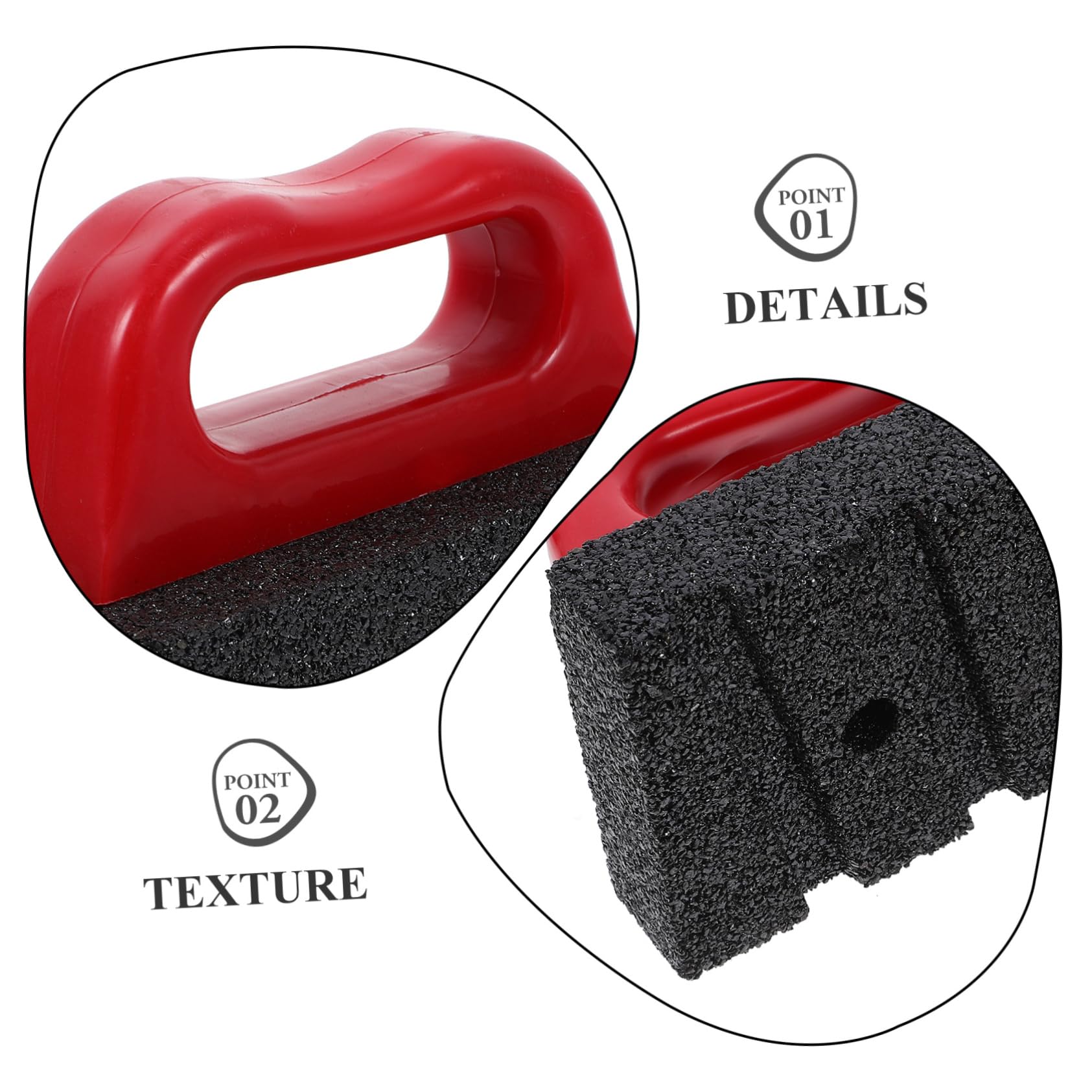 Hemobllo Outil De Nettoyage Béton Rub Brick Pour Élimination De Ciment Brosse De Finition Pour Outil De Maintenance Pour Briques Et Dalles