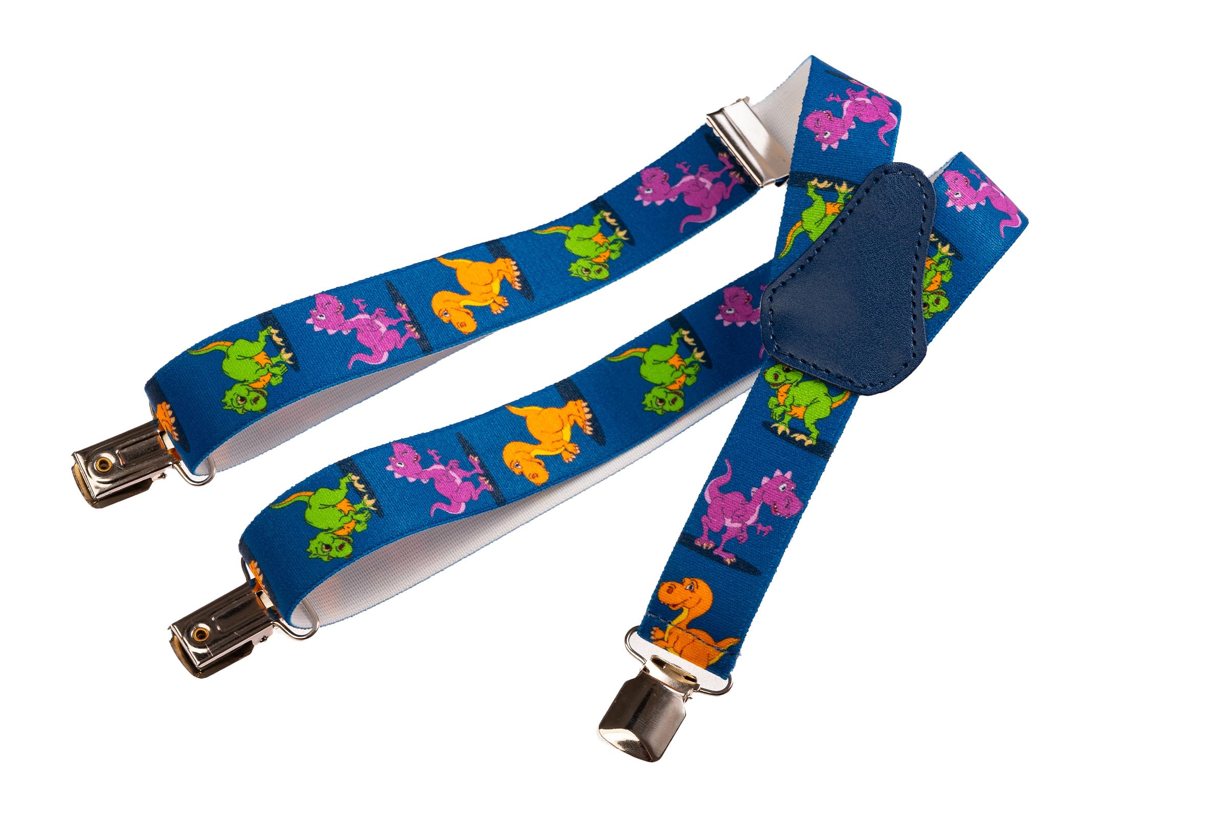 Tirantes de Tela Elastizada Infantiles Unisex Forma Y Dinosaurio 1-5 Años 2.5cm