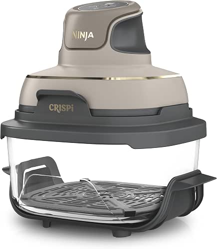 NINJA CRISPi Air Fryer Design Compact, 2 Capacités Interchangeables en