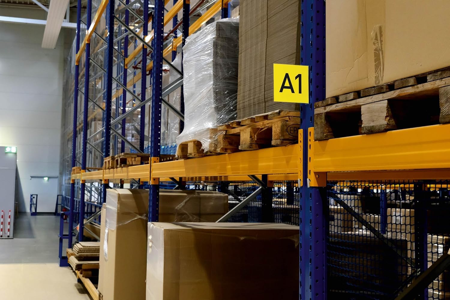 Durable Magnetic Aisle Sign 149 x 149mm - Made from Strong PET Hard Plastic - For Clear Warehouse Signage - Pack of 10 - Transparent Aisle Signs - Image 2