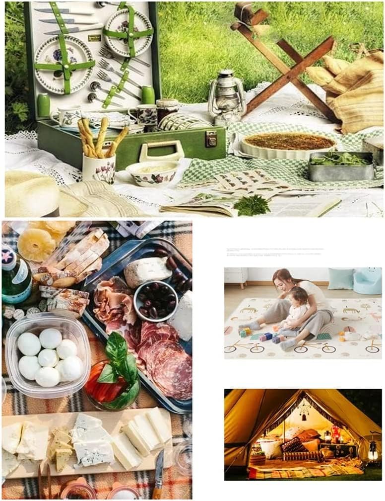 Picnic Blanket ，Outdoor Blanket，Multi-purpose pad Large Picnic Blanket Rug, Folding Picnic Mat Sandproof Beach Blanket with Waterproof Backing Outdoor Blanket Picnicware for Travel Beach Lawn Park, Fa