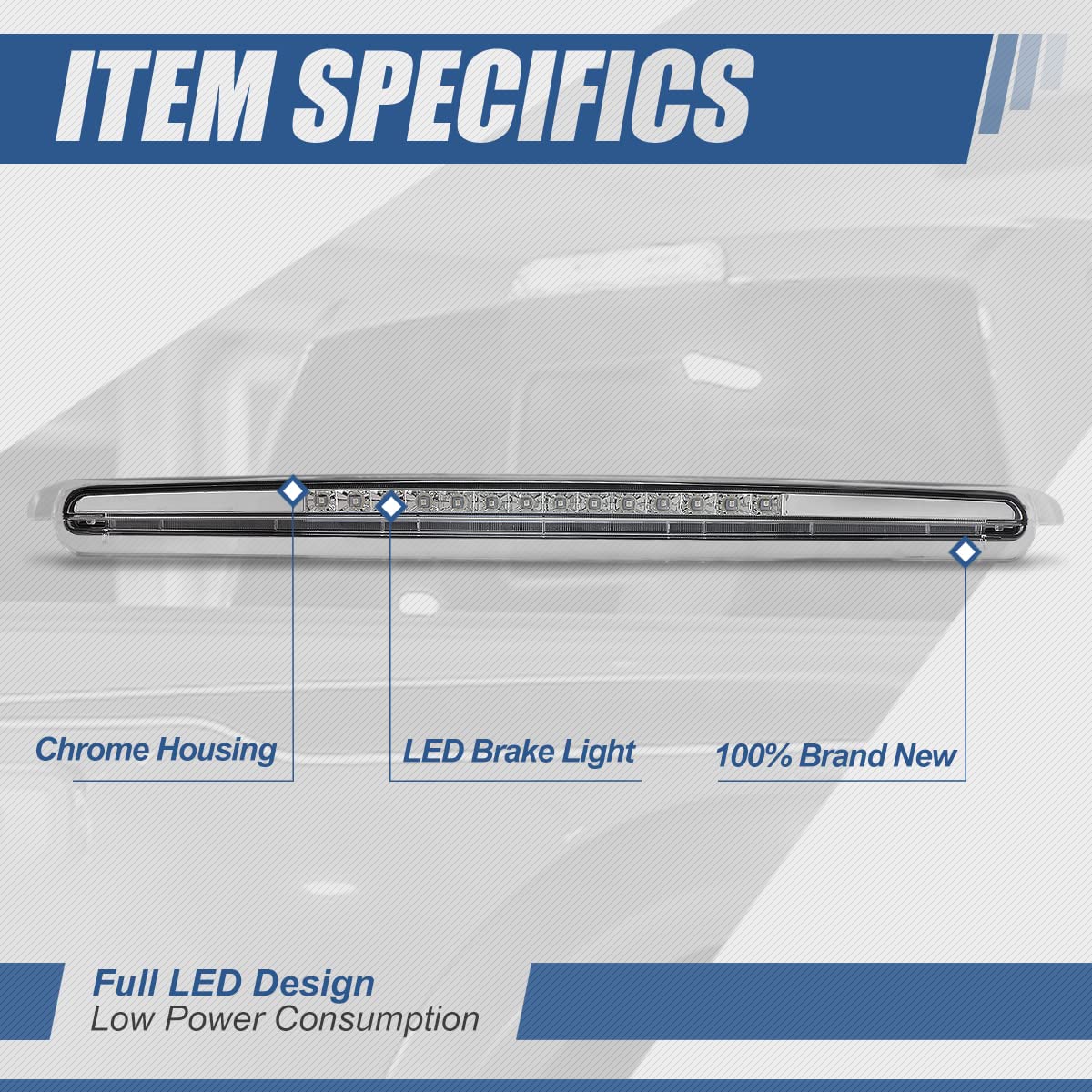 Corner Lights For Scion TC LED Third Brake Light For 2005-2010