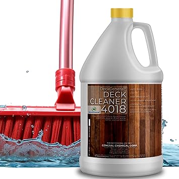 DeckGeneral Heavy Duty Deck Cleaner 4018 Eco-Friendly Wood Deck Cleaner, fence cleaner, outdoor furniture cleaner, composite cleaner, for wood- 1 Gallon