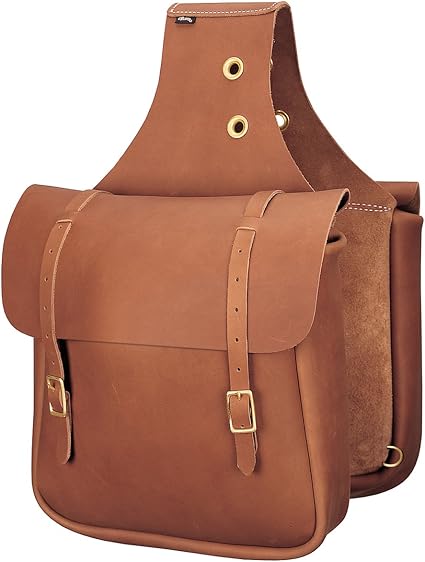leather saddle bag