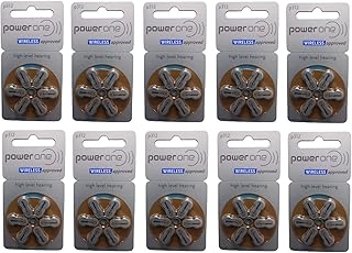 POWERONE POWER ONE P312 P 312 HEARING AID BATTERY 6X10 60 Pcs