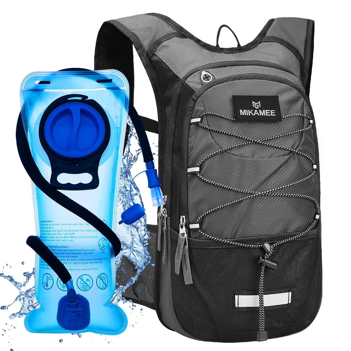 Leichter Trinkrucksack Für Outdoor – Großes Volumen, Hydratationskompatibel, Für Wandern & Radfahren