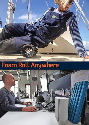 Miniatura 5 de Brazyn Morph - Rodillo de espuma para el hogar, gimnasio, oficina, viajes, atletas - Rodillo plegable y ligero para masaje de puntos de activación,