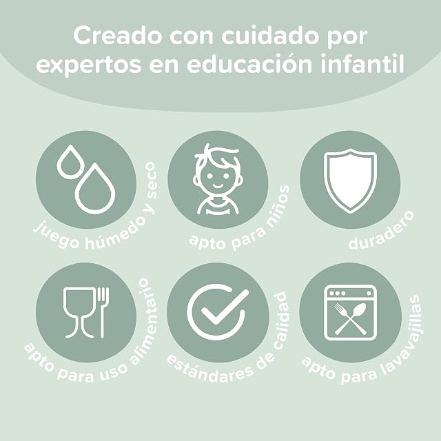 Foto 6 de 7 de 3 embudos naturales de silicona para niños - Para agua y arena