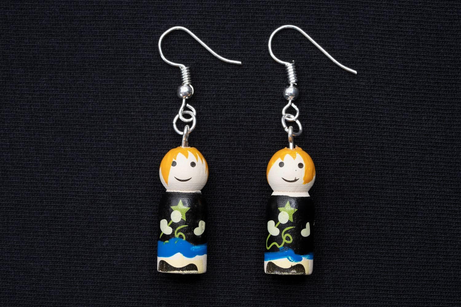 Magician lucky doll earrings miniblings pendant emo magician magic school