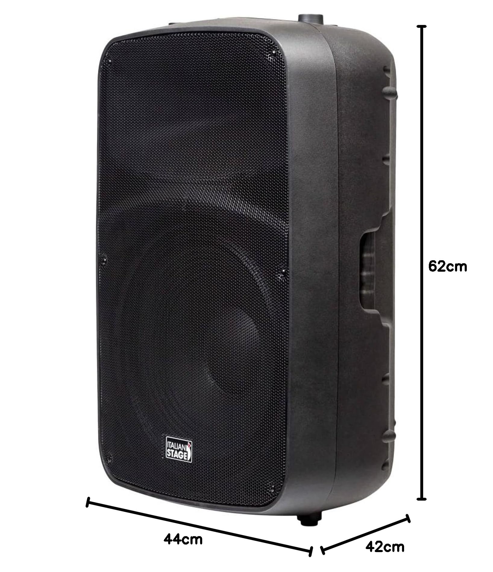 PROEL Italian Stage IS SPX15A - Cassa Diffusore Attiva da 400w di picco e 15" con Peak spl da 130 dB, Nero