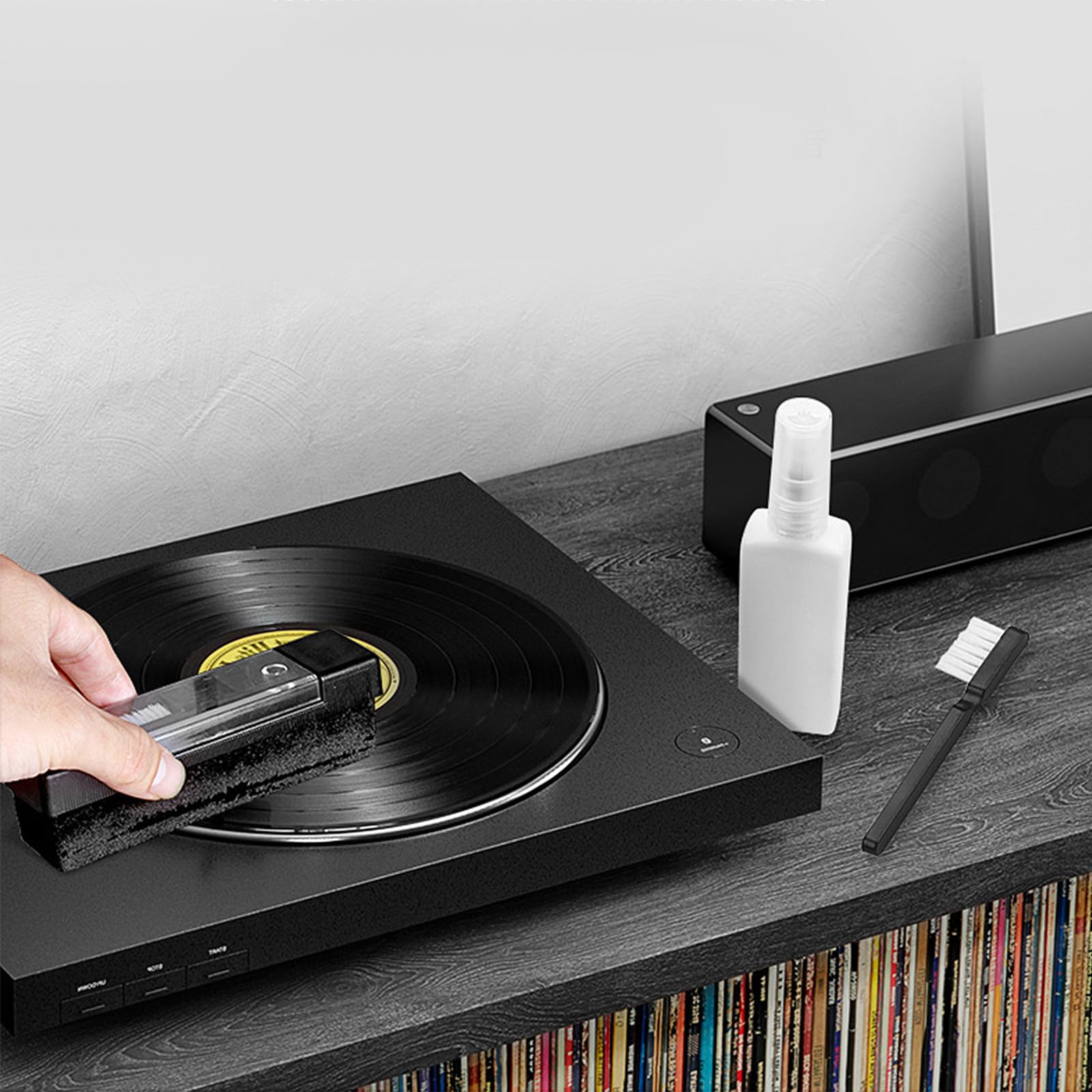 Cepillo de Limpieza para Juego Líquido, Tocadiscos y CD